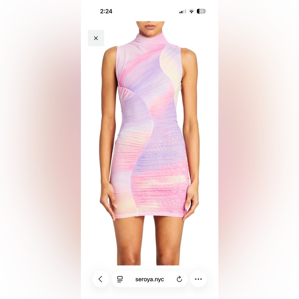 NWT SER.O.YA dawn mesh dress. Size small perfect condition